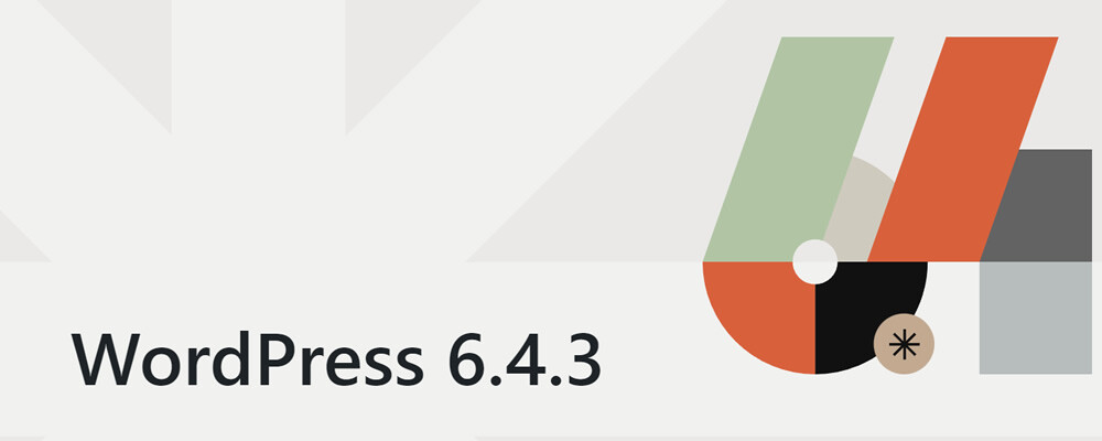 Dashboard CMS WordPress 6.4.3