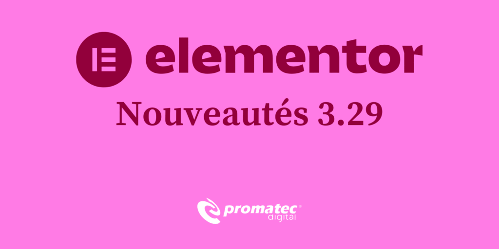 logo wordpress elementor 3.29 Nouveautés 3.29