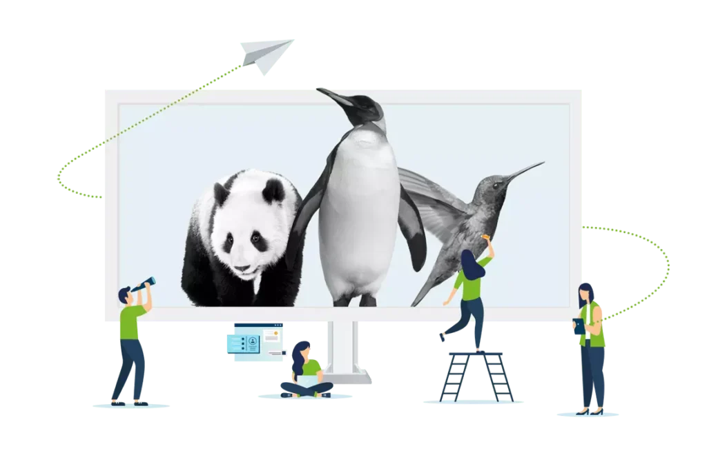 Algorithmes Google (Panda, Penguin, Hummingbird, ...)
